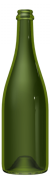 Botella de vidrio para cava y espumosos TRADITIONAL METHOD 75 CL