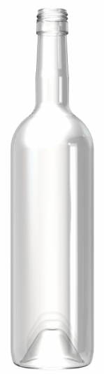 WYSKONT Botella de cristal azul – Botellas de cristal para rellenar –  Botella decorativa – 750 ml – Botella de