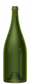Botella de vidrio para espumosos y cava OPERA MAGNUM 1,5 L