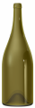 Botella de vidrio blanco y oscuro para vino BG MAGNUM 1,5 L (1500 ml)