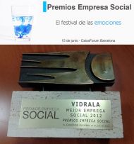 Vidrala ganadora en los Premios Empresa Social