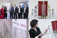 Vidrala Italia entrega la botella mil millones del vodka Smirnoff a Diageo