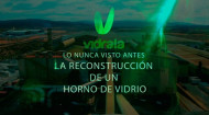La reconstrucción de un horno de vidrio