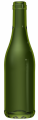 Botella para vino de vidrio oscuro BG 37,5 CL (375 ml)