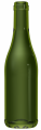 Empty wine bottle BG 37,5 CL