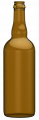 Returnable Glass beer bottle BRASSEUR 75 CL RET