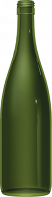 Empty wine bottle FLUTE 1 L BVS