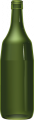 Botella de vidrio blanco y verde para vino FUTURA MIL 1 L BVP (1000 ml)