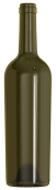 Empty wine bottle BD CLARA LITE 75 CL