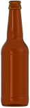 Botella para cerveza de vidrio ABBEY 33 CL