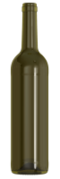 Botella de vidrio para vino BD KOSMOS 75CL (750 ml)