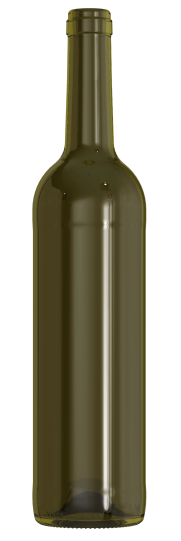 Empty wine bottle BD KOSMOS 75CL